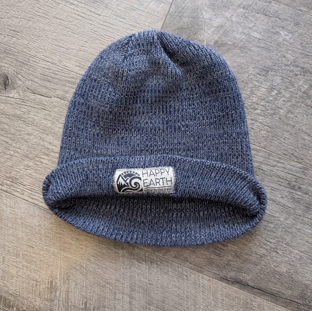 Happy Earth Beanie Navy